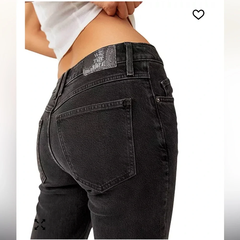 FREE PEOPLE RISK TAKER MID RISE JEANS || MAIN SQUEEZE sz 29 - Picture 6 of 11